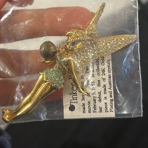 24k gold Tinker Bell pin